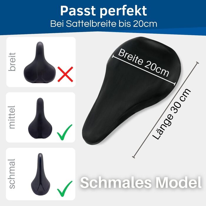 Покриття на сидіння велосипедне Hilo Sports, 2 шт., чорне, водонепроникне, міцне, з сумкою для зберігання