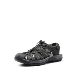 Чоловічі сандалі Dream Pairs для походів та пляжу, чорно-сірі, 40 EU, протиковзкі, дихаючі, літні