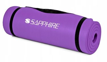 Килимок для фітнесу Sapphire, 180 см x 61 см, фіолетовий