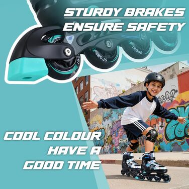 Регульовані роликові ковзани-ролики для дівчаток та хлопчиків, підшипники ABEC 7, високопружні PU колеса, алюмінієва рама, для вулиці, залу, дітей та дорослих