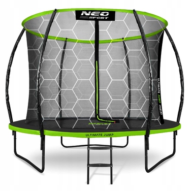 Садовий батут Neo-Sport 8ft/252см з внутрішньою захисною сіткою