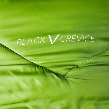 Дитячий спальний мішок Black Crevice для кемпінгу та подорожей (зелений)