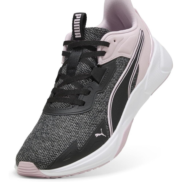 Крос-тренажери PUMA Disperse Xt 4 Knit для унісекс, 46 EU, чорний, рожевий, білий