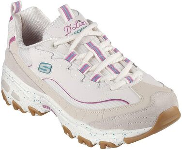 Жіночі кросівки Skechers D'Lites Fresh Start на шнурівці з піною Memory Foam, чорно-білі