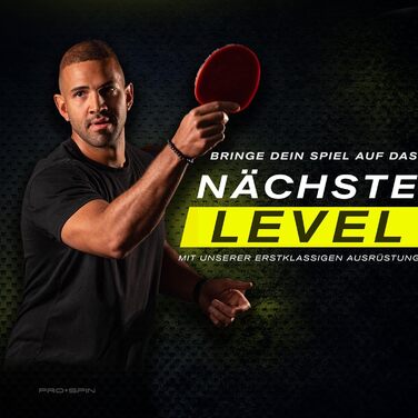 PRO SPIN стіл тенісний ракетка - карбонова професійна ракетка, преміум-якість, прецизійний контроль, гума Spin, товщина гуми 2.0 мм, захисний чохол, висока продуктивність, стильний дизайн, 1 шт (червоний)