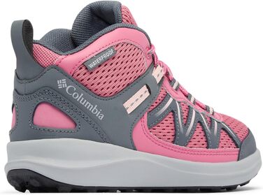 Трекінгові черевики Columbia Peakfreak Rush Waterproof Mid для дітей (36 EU, Рожевий Haze)