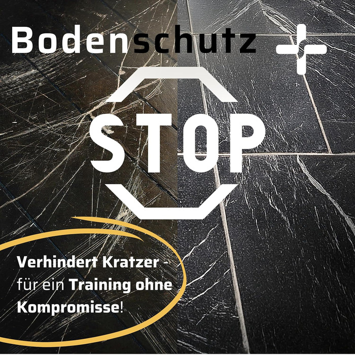 Захисна килимок для спортивних залів SportPlus - антиковзаюча підкладка для тренажерів (велотренажер, біговий тренажер, тренажер для греблі) - безпечна для здоров'я, підходить для йоги та гімнастики, розмір 170x90 см