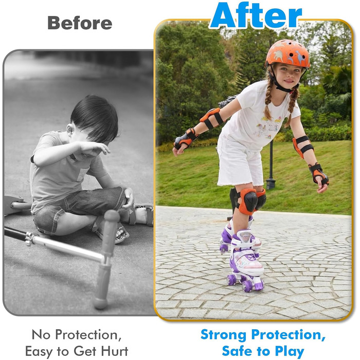 Дитячий шолом Kinderhelm для велосипеда, скейтборда, роликів, самоката, 50-54 см, регульований, CE-сертифікація, оранжевий