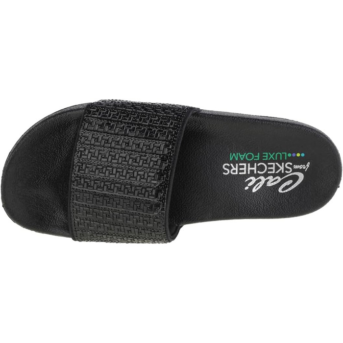 Слайди жіночі Skechers, 35 EU, чорного кольору