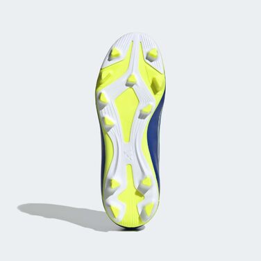 Дитячі футбольні бутси adidas F50 Messi Club для гри на твердих та багатоповерххових поверхнях (36.5 EU, Синьо-жовті)