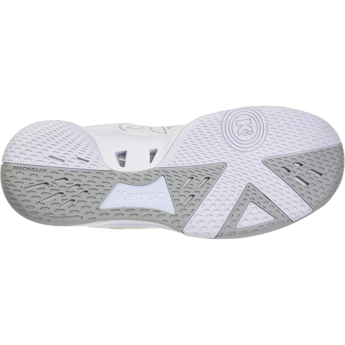 Жіночі гандбольні кросівки Kempa Wing 2.0, 44 EU, білий/сірий