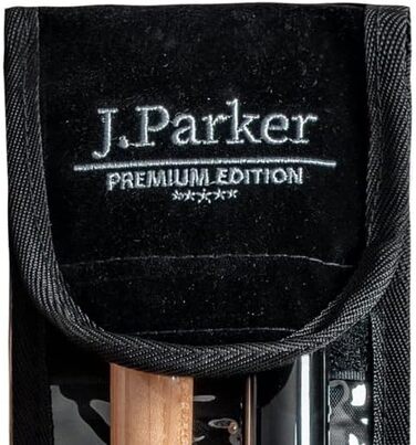 Професійний більярдний кий Parker Premium Edition PE-1, багатошаровий шкіряний наконечник 12.75 мм, Quick-Joint, лляне обмотування