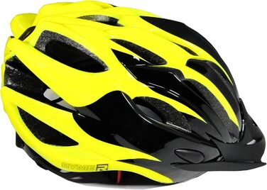 Велосипедний шолом Rymebikes Peak 56-58 см, жовтий флуоресцентний