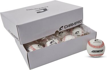 Бейсбольний м'яч Champro Safe-T-Soft (білий, 22.9 см, 12 шт.) - м'який, безпечний для тренувань