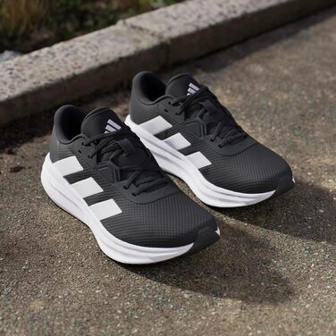 Кросівки для бігу Adidas Galaxy 7, чорний/білий/карбоновий, 42 2/3 EU