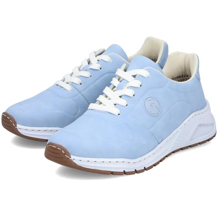 Кросівки жіночі Rieker M4903 Skater, блакитні, широка колодка 37 EU, устілка знімна