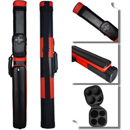Чохол для більярдного кия Hartschalenkoffer C02-red (2 шт.), овальний