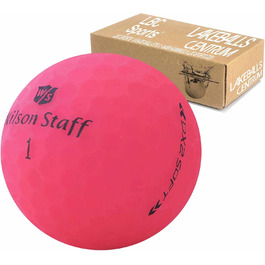 Гольф-м'ячі Wilson Staff Dx2 Duo Soft Optix рожеві матові, преміум, б/в, у сітці