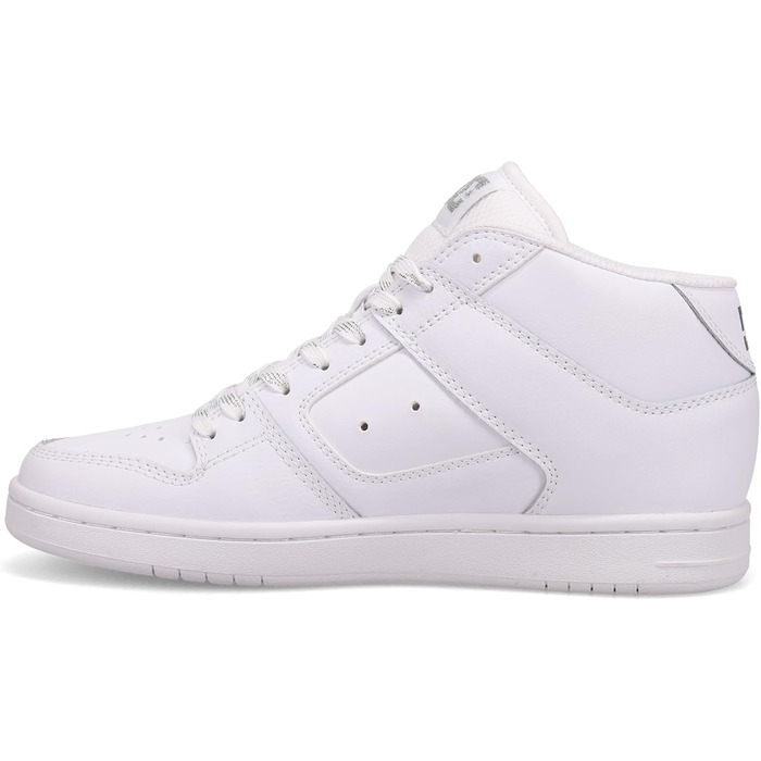 Кросівки DC Shoes Manteca 4 Mid для жінок, білий/сріблястий, 37.5 EU