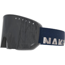 Лижна маска NAKED Optics NOVA для чоловіків та жінок, сноуборд-окуляри для поганої погоди, змінні лінзи, для окулярів, без лінзи для поганої погоди, Moonlight