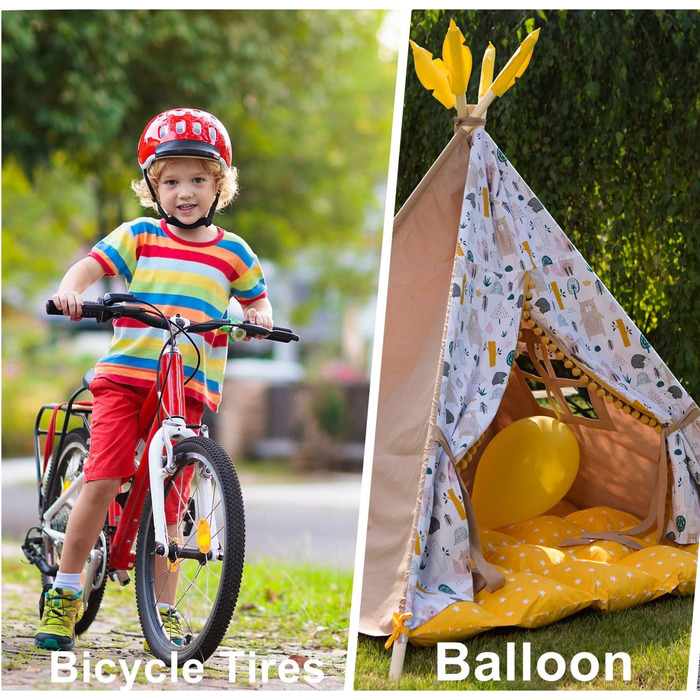 Насос для велосипеда GOBKO з манометром, 160 PSI, 11 Bar, для шосе, MTB, спортивних м'ячів, помаранчевий