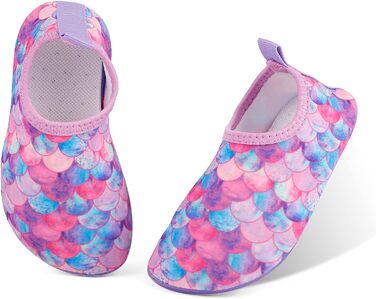 Дитячі шльопанці для плавання та басейну: антиковзкі, швидковисихаючі, з еластичною підошвою у вигляді луски, 32/33 EU