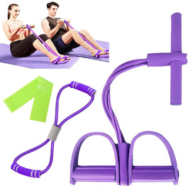 Гумові еластичні стрічки для фітнесу, 6 шт. (блакитні)