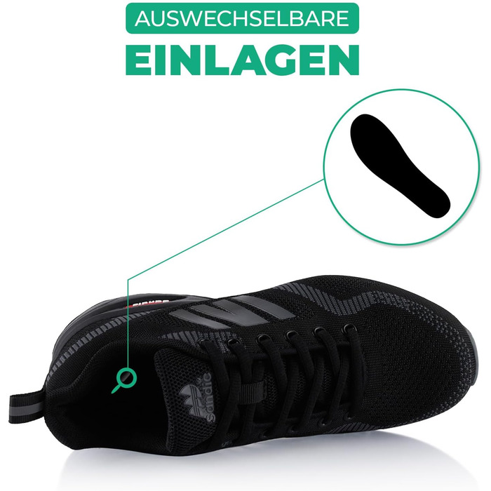 Черевики для трекінгу та трейлраннінгу для жінок та чоловіків, чорно-темно-сірі, 43 EU