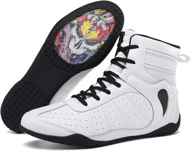 Жіночі боксерські черевики для фітнесу та боротьби, дихаючі, білі (35 EU)