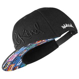 Кепка-снэпбек Nebelkind унісекс чорна, регульована бейсболка з прямим козирком у стилі streetwear, один розмір