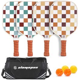 Набір для піклболу: 4 ракетки, м'ячі та сумка | Піклбол для початківців | Графіт та скловолокно
