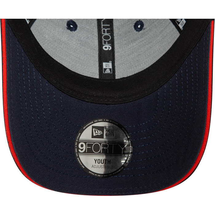 Кепка New Era Red Bull Racing Формула 1 – офіційний мерч, Формула 1, кепка 9FORTY, для дітей, Max Verstappen, блакитна, універсальний розмір