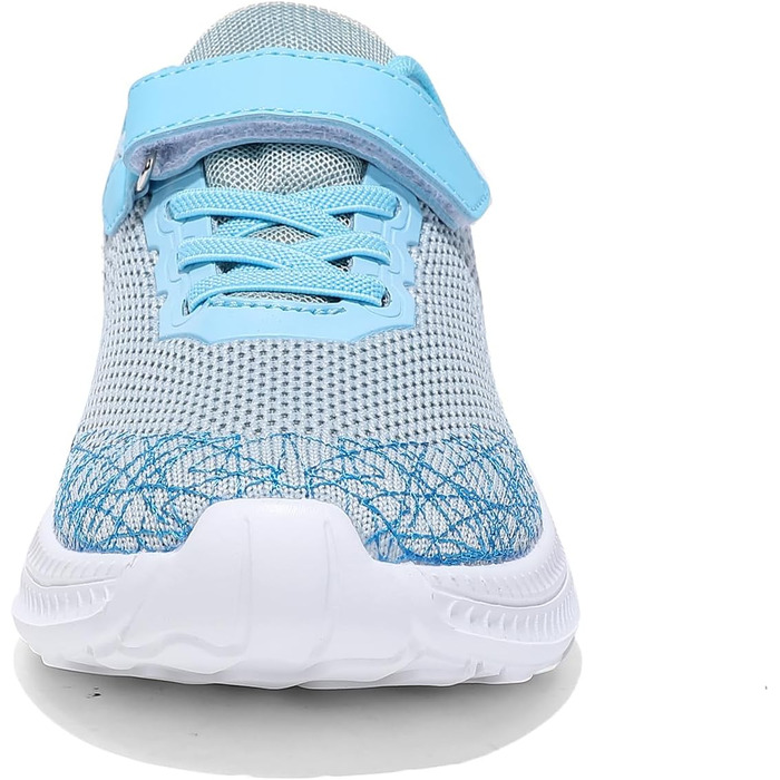 Дитячі кросівки для хлопчика: спортивні, зала, біг, зручні, дихаючі (сірий, синій, 28 EU)