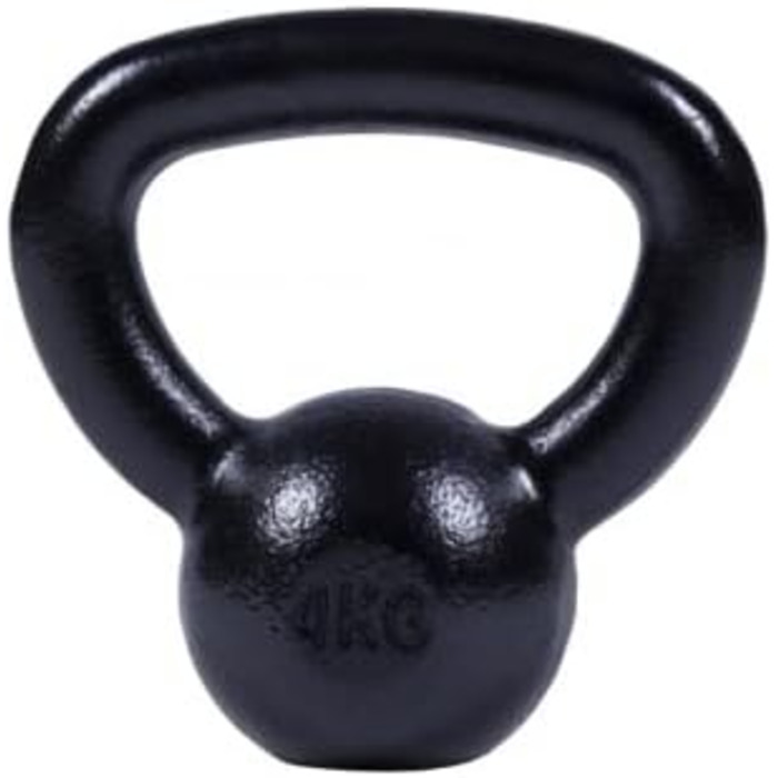 Кетлбелл GORILLA SPORTS® 2-32 кг, гачане залізо, для силових тренувань, одиничний або набір, захисне покриття, срібний/чорний