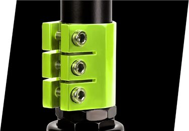 SOKE Evo: Скутер для екстремального катання в скейтпарку – підшипники ABEC-9 Carbon, сталевий Y-образний кермо з TPR-покриттям, алюмінієва дека (зелений)