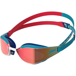Дитячі окуляри для плавання Speedo Fastskin Hyper Elite, антизапотівання, антипротікання, для змагань і тренувань, червоні, універсальний розмір