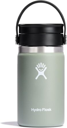 Термос HYDRO FLASK 354 мл вакуумний, нержавійка, герметичний, кришка Flex, для кави, колір Agave
