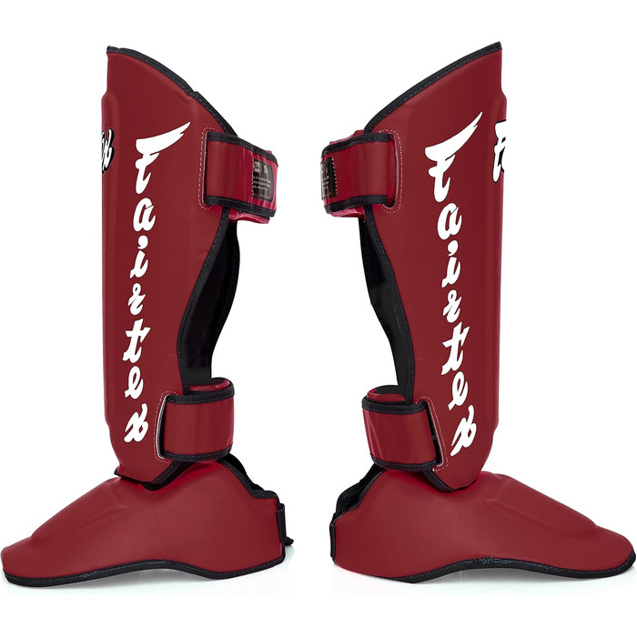 Захист гомілки та стопи Fairtex SP7 для муай-тай, чоловіків, жінок і дітей, знімний, з синтетичної шкіри, легкий і довговічний