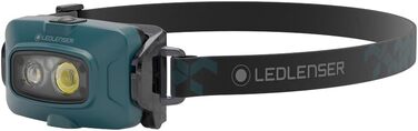 Ліхтар налобний Ledlenser HF4R Core teal green 500 lm - водонепроникний, з червоним світлом, для активного відпочинку