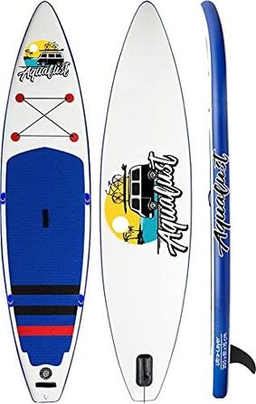 Надувна SUP-дошка для туризму AQUALUST 11'6, 350x81 см, весло, ISUP