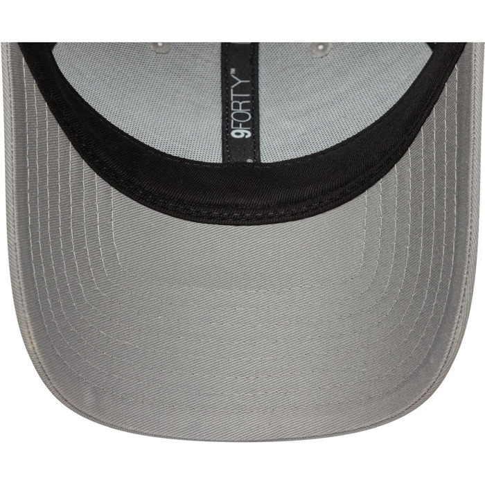 Кепка New Era 9Forty Strap Cap з вишитим логотипом New York Yankees (сіра)