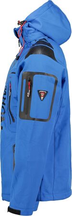 Чоловічий теплий халат Geographical Norway Tangata Herren, червоний (S, Königsblau Schwarz)