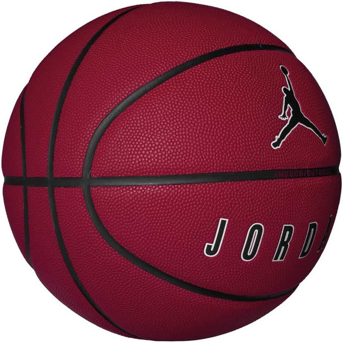 Баскетбольний м'яч Jordan Ultimate 2.0 8P, розмір 7, червоний, універсальний, для вулиці та залу
