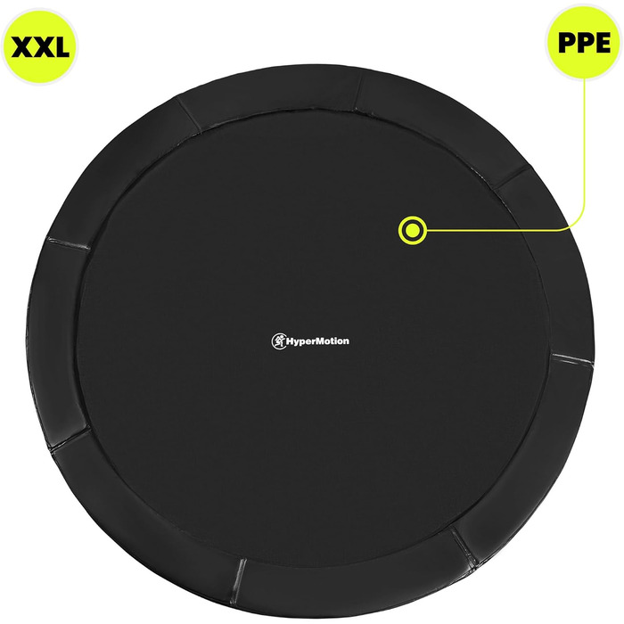 Батут гірчатий Hypermotion Outdoor для дітей 244/305/366/430/487 см - швидковисихаючий, водостійкий, Ø 366 см