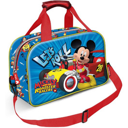 Дитяча спортивна сумка Karactermania Mickey Mouse Racers, 38 см, синя