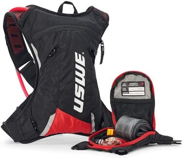 Гідратаційний рюкзак USWE MTB Hydro 3, червоний, для велосипедистів