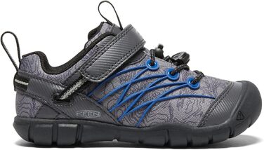 KEEN Chandler Cnx: Трекінгові півчеревики для дітей та дорослих, рожево-зелені, 32 EU, Black/Bright Cobalt