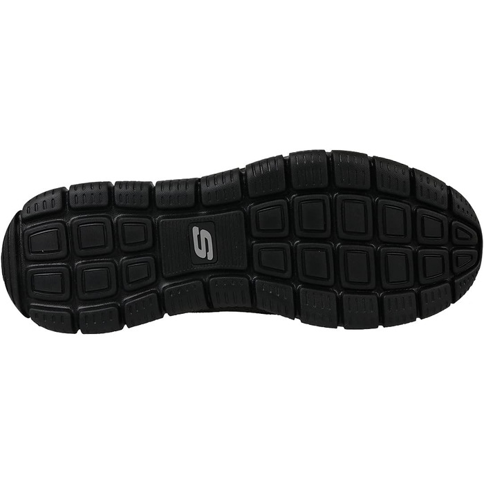 Чоловічі кросівки Skechers Track Bucolo, чорна шкіра та сітчаста вставка, 47.5 EU