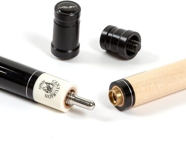 Більярдний кий Riley Centurion з лінолеєвим покриттям ручки, 147 см, захист наконечника 13 мм (RMP-3)