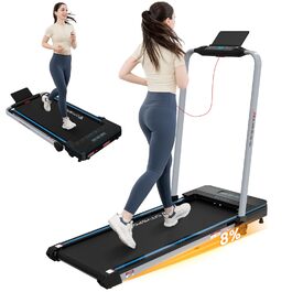 Електрична бігова доріжка CITYSPORTS для дому, складана, з регулюванням нахилу, дистанційним керуванням та підтримкою додатка